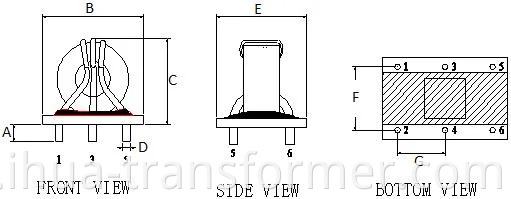 Common Mode Cooper Coil Power Inductor for Adaptors